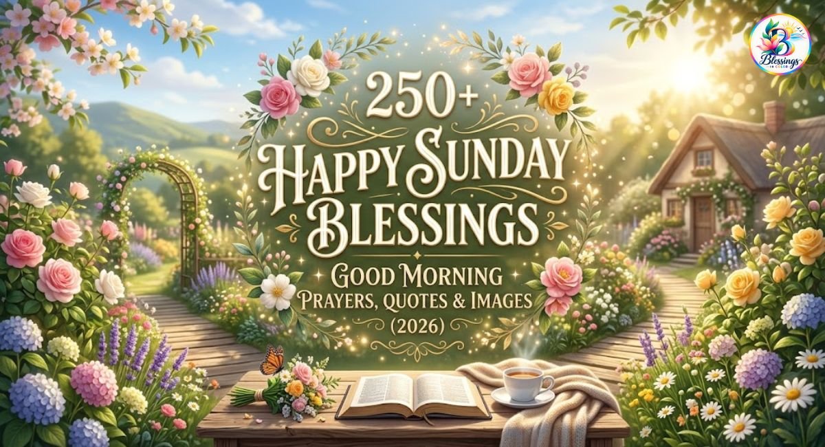 Happy Sunday Blessings Good Morning Prayers, Quotes & Images (2026)
