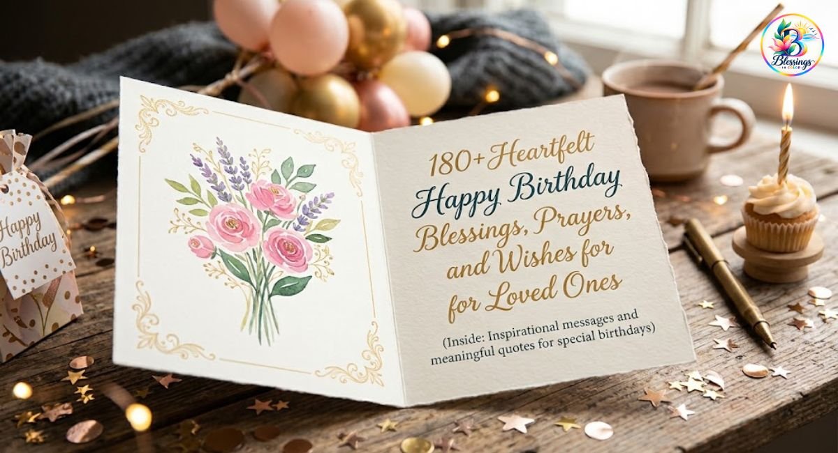 Heartfelt Happy Birthday Blessings, Prayers, and Wishes for Loved Ones