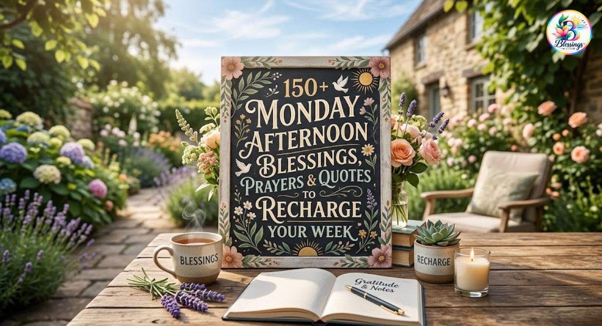 Monday Afternoon Blessings, Prayers & Quotes to Recharge Your Week