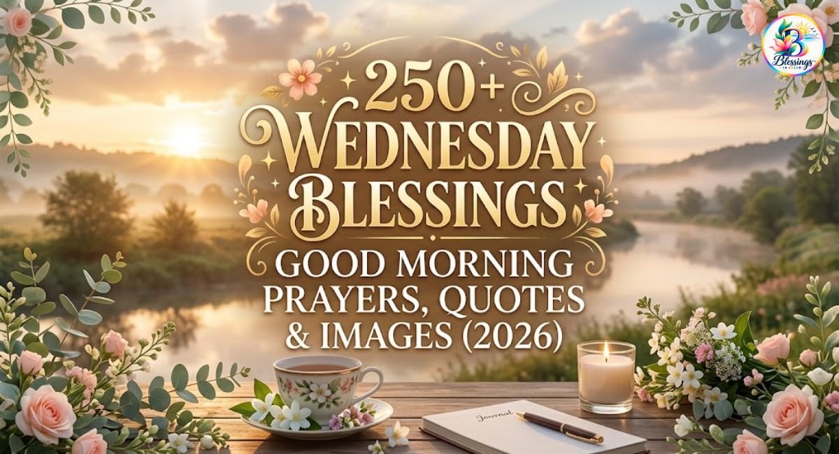 Wednesday Blessings Good Morning Prayers, Quotes & Images (2026)